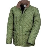 Result Mens Cheltenham Gold Fleece Lined Quilt Jacket Water Repellent BC2049