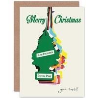 CARD MERRY CHRISTMAS XMAS AIR FRSH TREE SMELL FUN GIFT