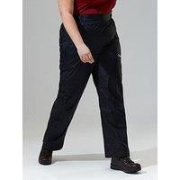 Berghaus Women/'s Deluge 2.0 Waterproof Overtrousers, Durable, Comfortable Rain Pants, Black, 16 Regular (31 Inches)