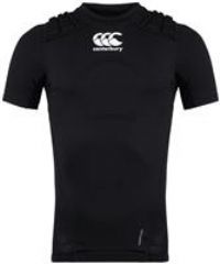 Canterbury Unisex Youth Ccc Rugby Protection Vest, Black/Whte/Silver, LB UK