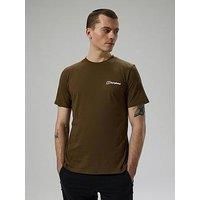 Berghaus Mens Front & Back Logo T-Shirt - Brown