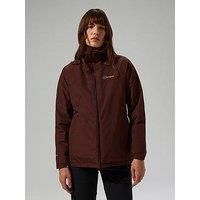 Berghaus Womens Deluge Pro 3.0 Insulated Jacket - Brown