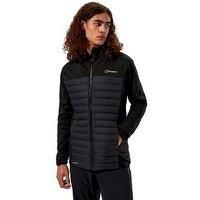 Berghaus Men/'s Vaskye Synthetic Insulated Jacket | Extra Warm | Durable Coat | Lightweight Design | Puffer Jacket, Hybrid Black, 2XL