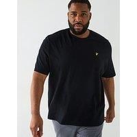 Lyle & Scott Plain T-Shirt Plus Jet Black 4XL