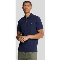 Lyle & Scott Vintage Plain Mens T-shirt Polo Shirt - Navy All Sizes