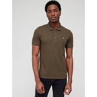 Lyle & Scott Plain Polo Shirt - Dark Green
