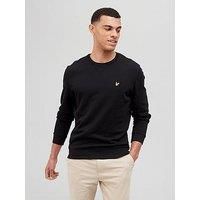 Lyle & Scott Men/'s Crew Neck Sweatshirt Jet Black XXL
