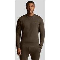 Lyle & Scott Men/'s Crew Neck Sweatshirt Olive S