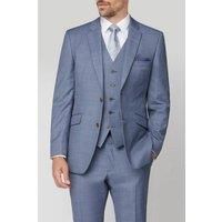 Scott Men's Premier Sharkskin Jacket in Blue | Size: 36R