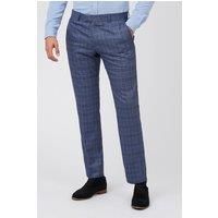 Antique Rogue Navy Blue With Multi Overcheck Men's Trousers