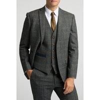 Antique Rogue Emerson Herringbone Grey Men's Suit Jacket