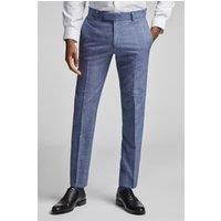 Antique Rogue Slim Fit Blue Raspberry Check Men's Trousers