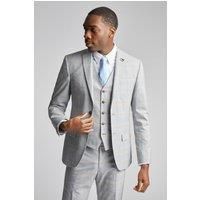 Agate Taupe Blue Check Jacket