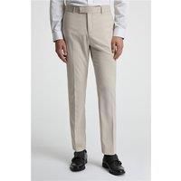 Antique Rogue Slim Fit Ecru Texture Men's Trousers. Beige by Suit Direct
