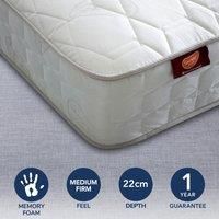Matrah Orthopaedic Memory Mattress White