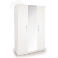 Acton Triple Wardrobe White