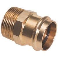 Conex Banninger B Press Copper Press-Fit Adapting Male Coupler 22mm x 3/4" 5 Pack (538HX)