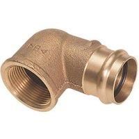 Conex Banninger B Press Copper Press-Fit Adapting 90 Female Elbow 22mm x 3/4" 5 Pack (783HX)