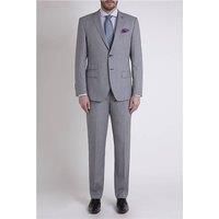 Jeff Banks Stvdio Grey Puppytooth Tailored Fit Men's Suit Jacket
