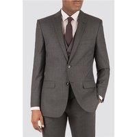 Racing Green Tailored Fit Charcoal Grey Pick and Pick Men's Suit Jacket