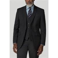 Pierre Cardin Performance Charcoal Grey Twill Regular Fit Men's Suit Jacket