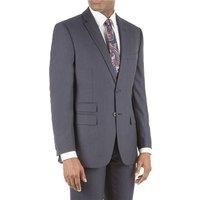 Racing Green Navy Dobby Tailored Fit Suit Jacket