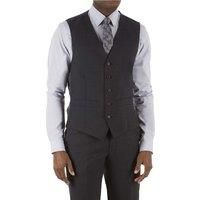 Pierre Cardin Blue Prince of Wales Check Regular Fit Waistcoat