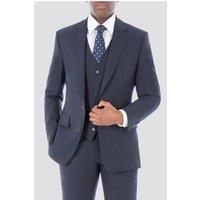 Hammond and Co Tailored Fit Blue Check Suit Jacket