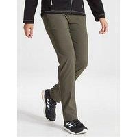 Craghoppers Women/'s Kiwi Pro Trs Hiking Pants, Mid Khaki, 14 SHORT