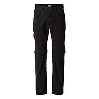 Craghoppers Mens Kiwi Pro Conv Trousers Hiking Pants, Black, 34W EU