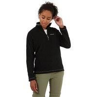 Craghoppers Women Miska HZ Fleece, Black, 18