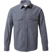 Craghoppers Men Kiwi LS Shirt, Blue, 2XL