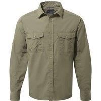 Craghopper Men/'s Kiwi Long Sleeved Shirt with Zip Up Pocket, Sun and Insect Protection Fabric, for Outdoors, Walking, Hiking and Camping