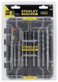 STANLEY STA88562-XJ Juego de 9 piezas SDS Plus 5, 6,8 (110mm), 2X 6, 2X 8, 10, 12 (160mm)