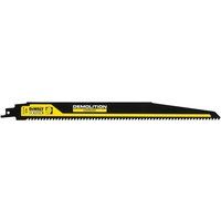 DeWalt Demolition Carbide Reciprocating Sabre Saw Blades Wood Nails 305mm Pack of 1