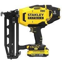 STANLEY FATMAX V20 18V Cordless Nailer with 2 Batteries and Kit Box (SFMCN616D2KGB)