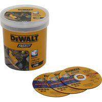 DEWALT DT20540-QZ - Cubo con 100 Viola Corte Desempeño para Acero Stainless Steel 125 x 1 x 22.3 mm