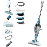 Black & Decker BHSM1610DSMGB 1600W Steam Mop  White  BOX DAMAGE