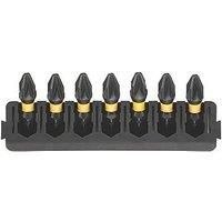 DeWalt 7 Piece FlexTorq PZ2 Screwdriver Bit Bar Set