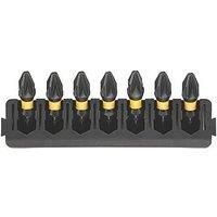 DeWalt 7 Piece FlexTorq PZ2 Screwdriver Bit Bar Set