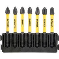 DeWalt 7 Piece FlexTorq Phillips Screwdriver Bit Bar Set