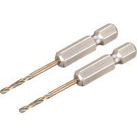 3 Brocas Black and Gold 2 mm