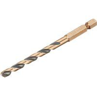 Dewalt Black and Gold Hex Impact HSS Drill Bit 5mm Pack of 1