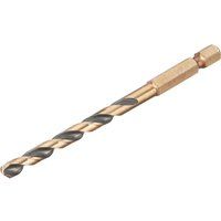 Dewalt Black and Gold Hex Impact HSS Drill Bit 5.5mm Pack of 1