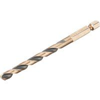 Dewalt Black and Gold Hex Impact HSS Drill Bit 6.5mm Pack of 1