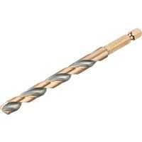 Dewalt Black and Gold Hex Impact HSS Drill Bit 8.5mm Pack of 1