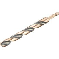 DeWalt Black and Gold Hex Impact HSS Drill Bit 13mm Pack of 1