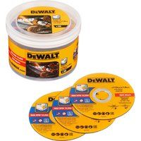 DeWalt Fast Cut Steel Cutting Discs Tub 115mm Pack of 100