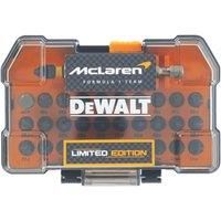 DeWalt McLaren F1 Team 6.35mm Hex Shank Mixed Impact Torsion Screwdriver Bit Set 32 Piece Set (803CH)