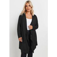 YOURS Curve Plus Size Waterfall Jersey Cardigan
